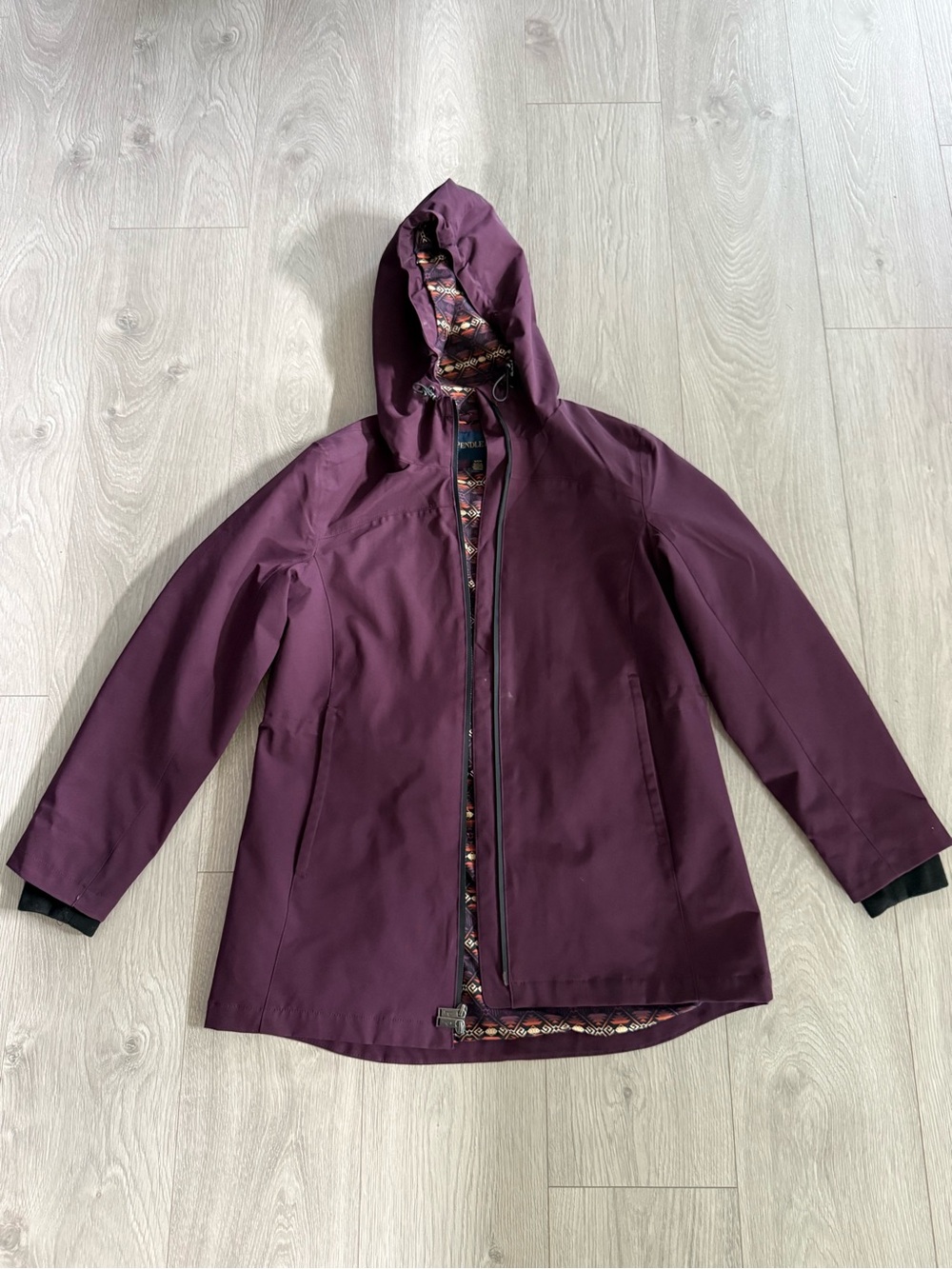 Pendleton Plum Hooded Women’s Rain Jacket